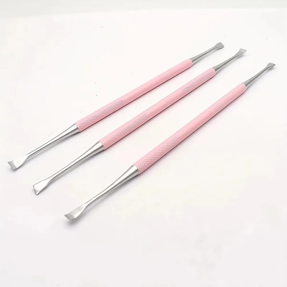 Portable Stainless Steel Pet Tooth Cleaner Double Headed Dental Cleaning Double Headed Scraper Pet Oral Cleaning Tool