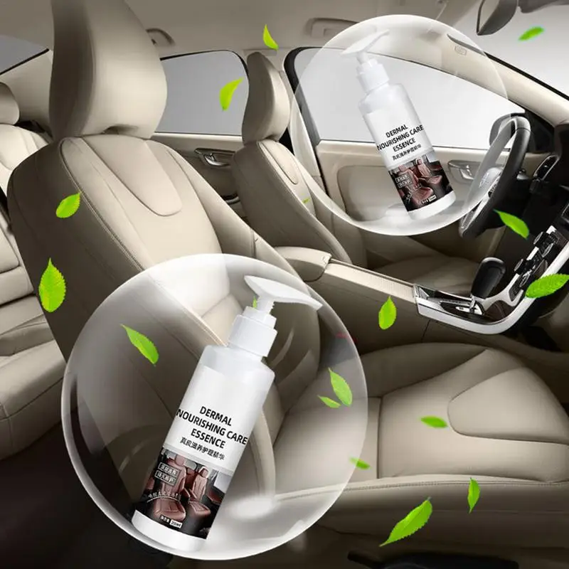 Leather Conditioner For Couch 200ml Natural Waterproof Conditioner For Leather Car Seat Long-Lasting Leather Conditioner For