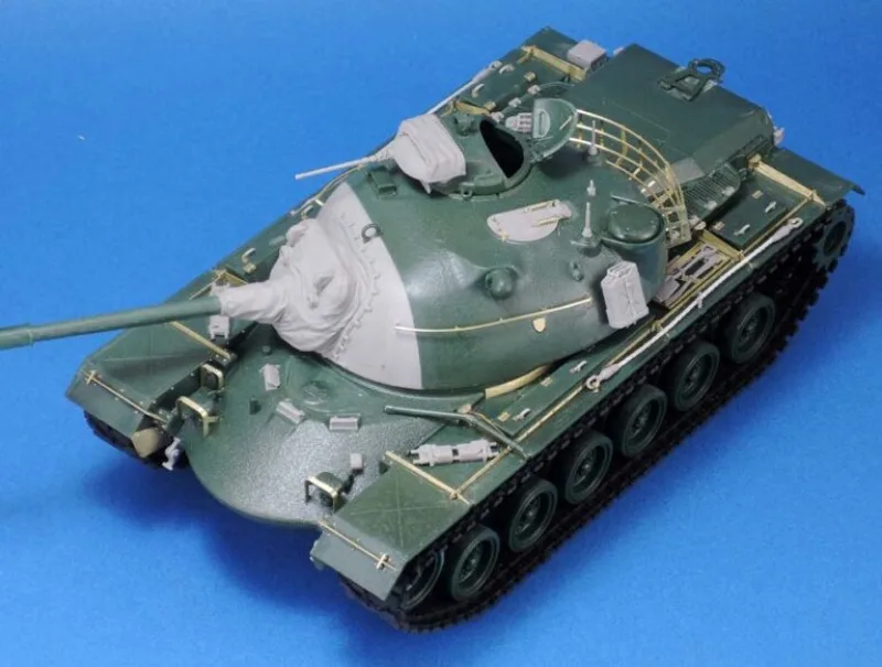1/35 스케일 다이캐스트 수지 모델 조립 키트 M48A2/A2C 탱크 디테일링 세트(탱크 없음) 조립되지 않고 도색되지 않음