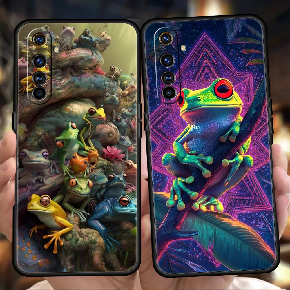 Реалистичный чехол для телефона с принтом лягушки для Oppo A17 A31 A54 A57 A78 A79 A80 A98 Find X5 X6 Reno 7 8 10 11 13 F Pro 5G, мягкий чехол из ТПУ Реалистичный чехол для телефона с принтом лягушки для Oppo A17 A31 A54 A57 A78 A79 A80 A98 Find X5 X6 Reno 7 8 10 11 13 F Pro 5G, мягкий чехол из ТПУ