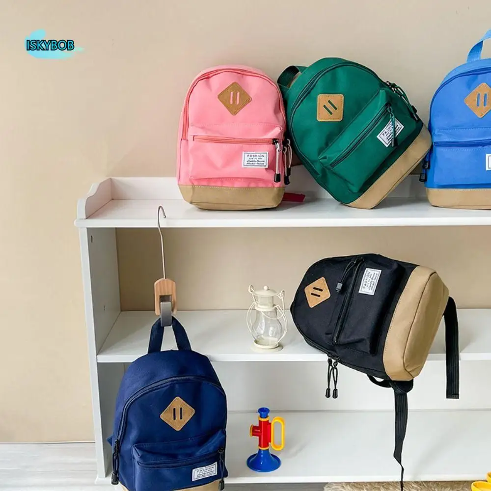 

Trendy Ins Children's Schoolbag Fashion Adjustable Kids Backpack Breathable Wear-resistant Nylon School Bags Girls