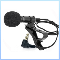 Universal Mini Portable Clip-on Microphone For Laptop DVD Radio Stereo Player Car Audio Mic