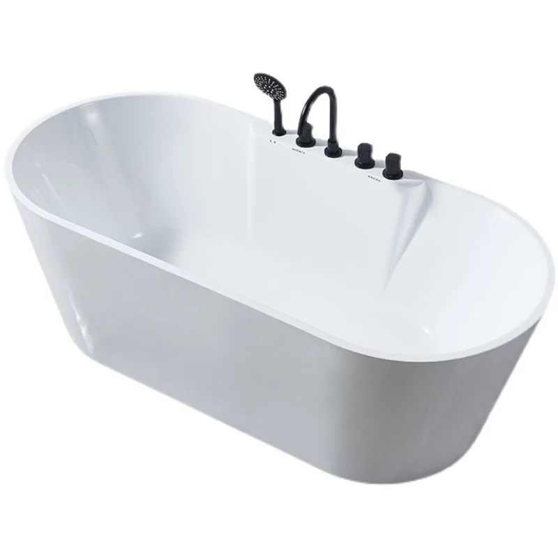 

Small household integrated seamless forming acrylic princess bathtub