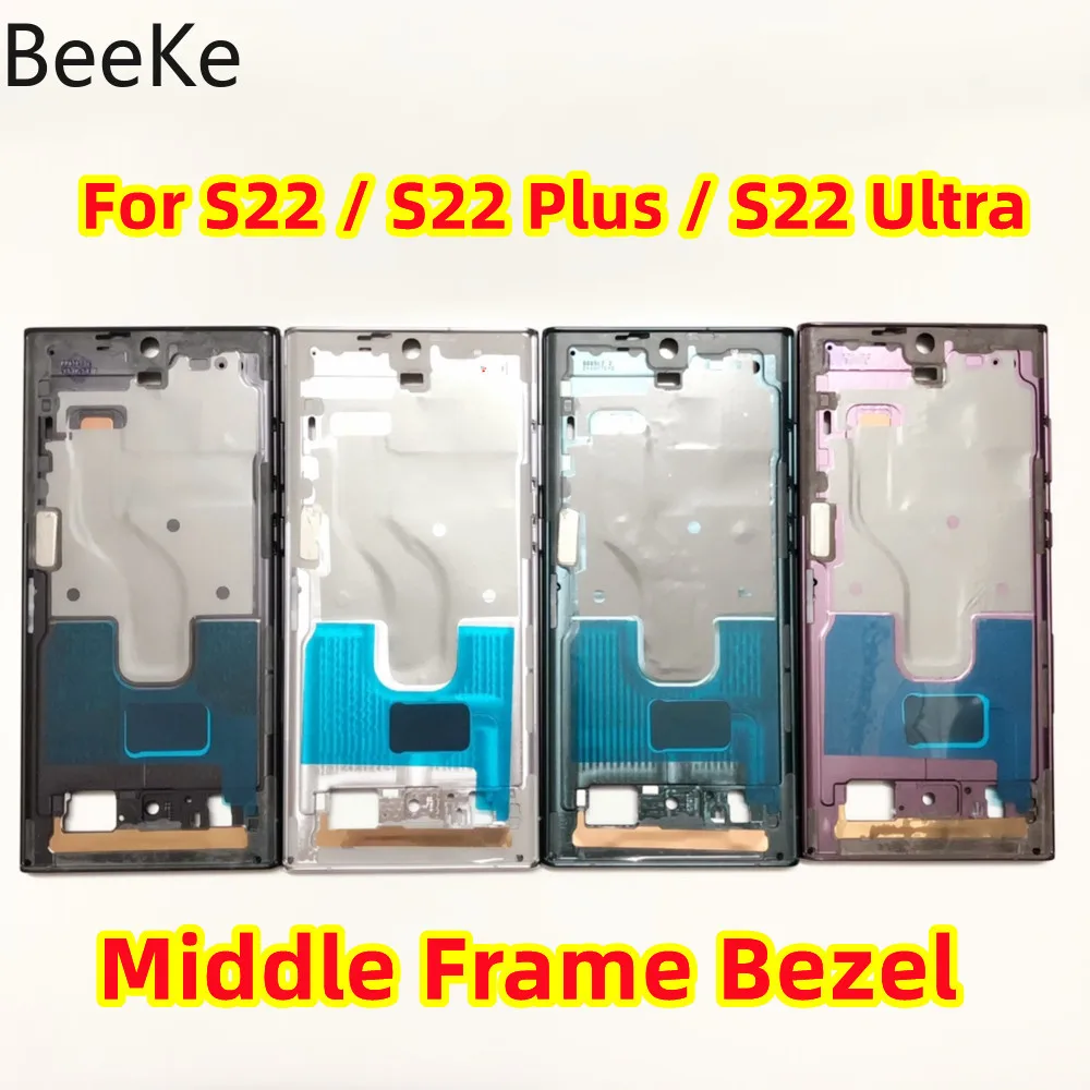 

Repair For Samsung Galaxy S23 Ultra S22 Plus Middle Frame LCD Screen Bezel Holder Front Digitizer Mid Plate Chassis Replace Part