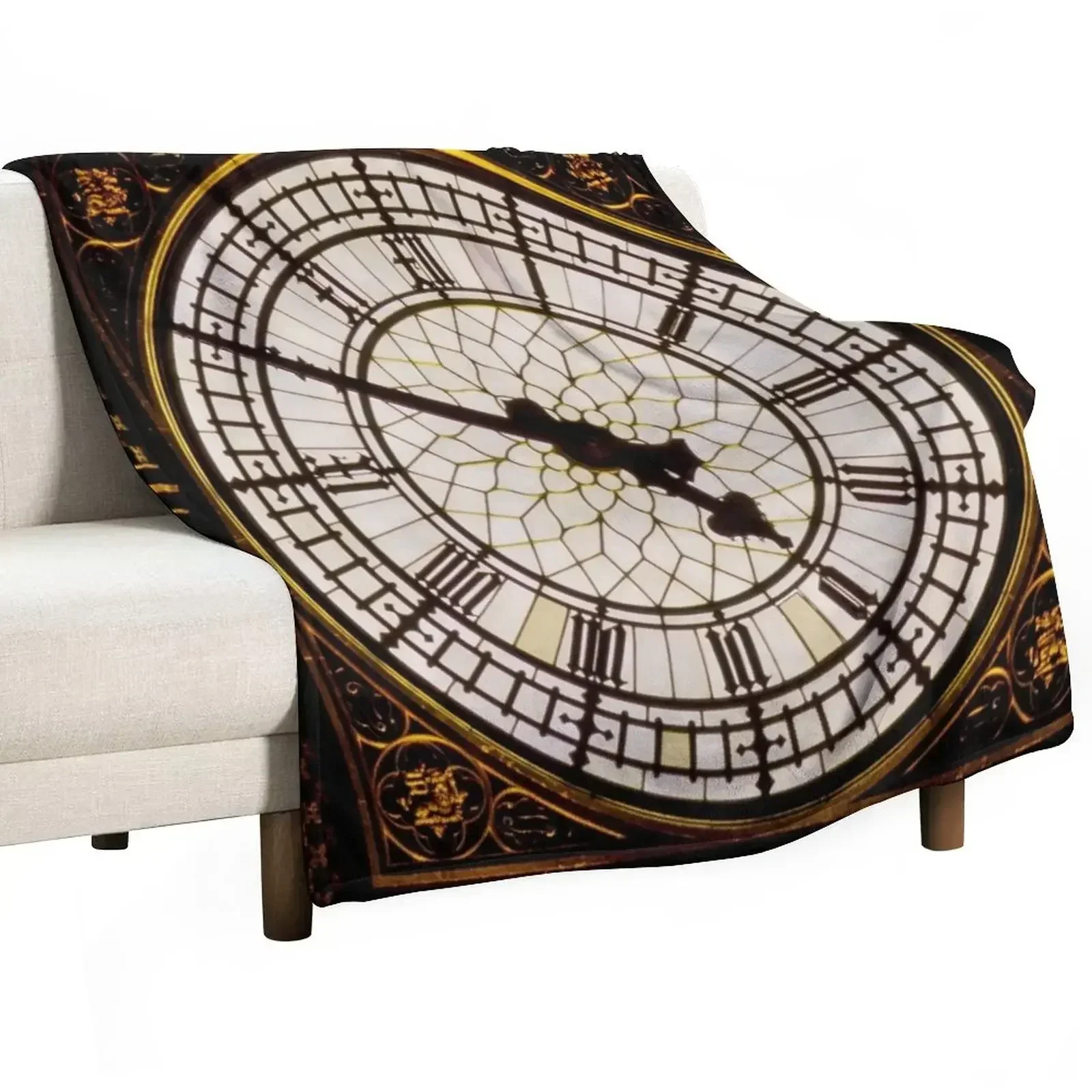 Big Ben London Throw Blanket Cozy Microfiber Throw Blanket for Home Bedroom