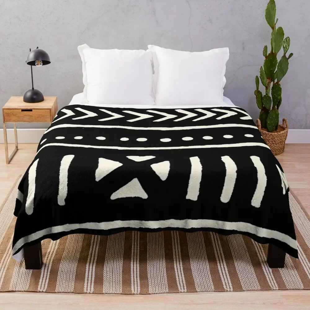 

African Mud Cloth Throw Blanket Decorative Throw Flannel Luxury St Blankets