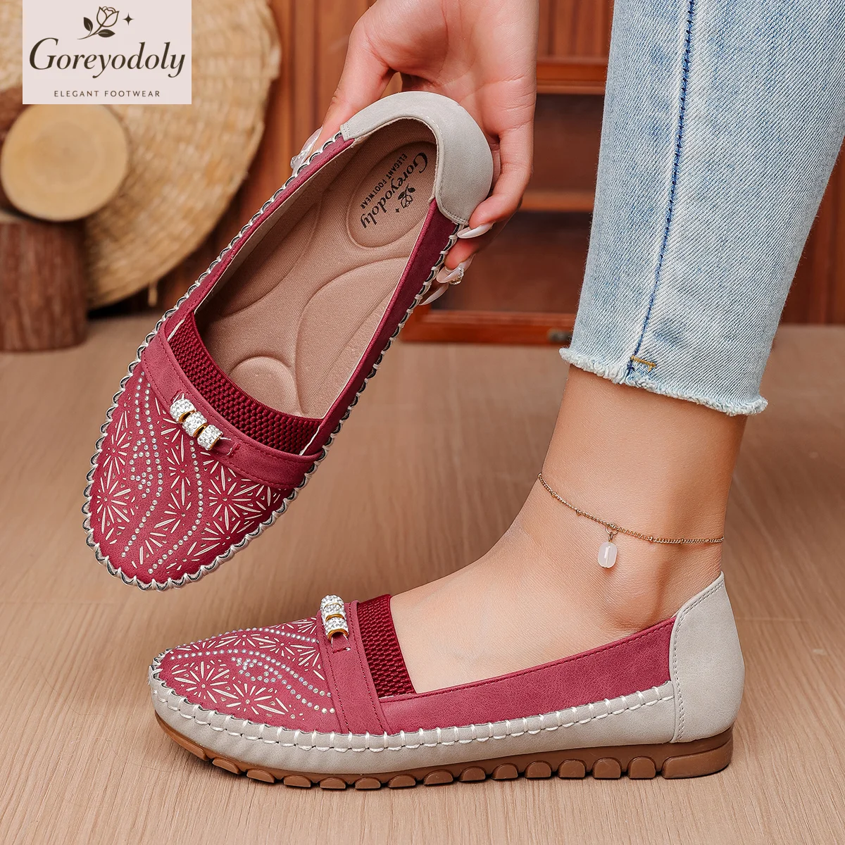 Goreyodoly Women Slip-On Loafe - огляд і ціна Leatherwork Drawing