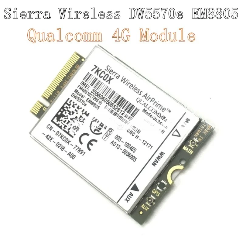 2026 EM8805 DW5570e NGFF WWAN Module 7KC0X 068DP9 3G 4G HSPA Wireless Broadband Card For Laptop Tablet