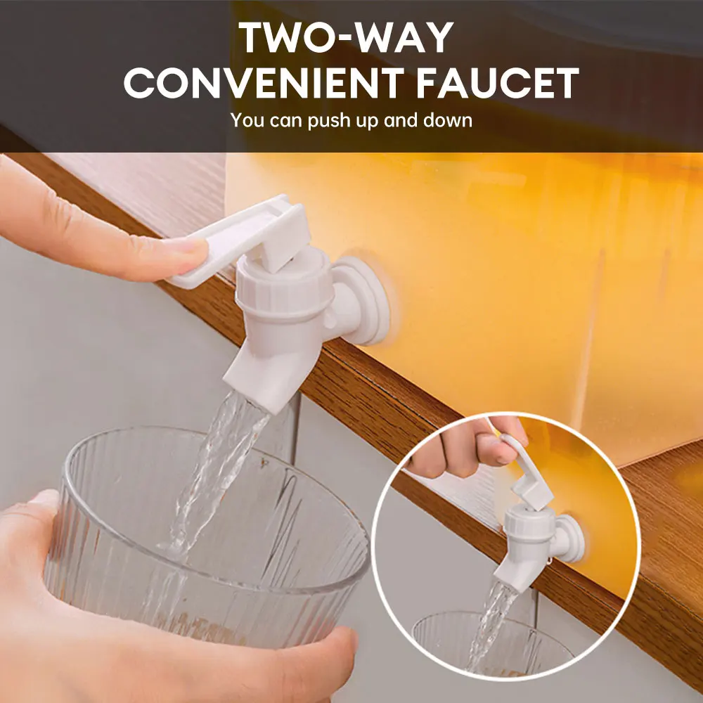 5L Large Capacity Cold Water Pitcher with Tap Refrigerator Jug Dispenser Chilled Drink Dispenser Fridge Juice Drink Container