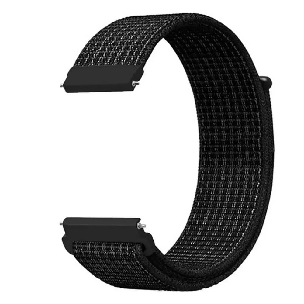 22mm 20mm Nylon Loop Strap for Huawei Watch GT4/3/2 Pro Samsung Galaxy Watch 6/Classic/5/4 40mm 44mm Wristband/Amazfit GTR/GTS4