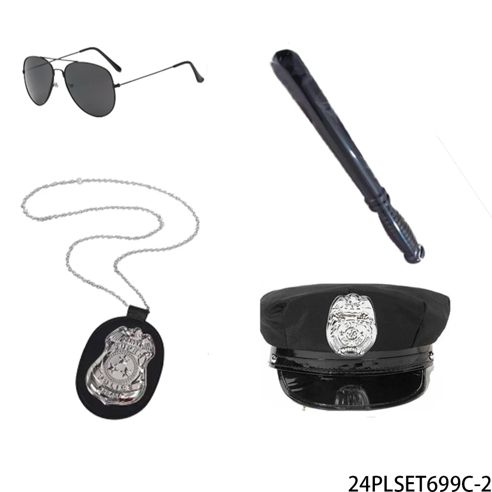 PESENAR Officer Themed Festival Character Costume Accessories