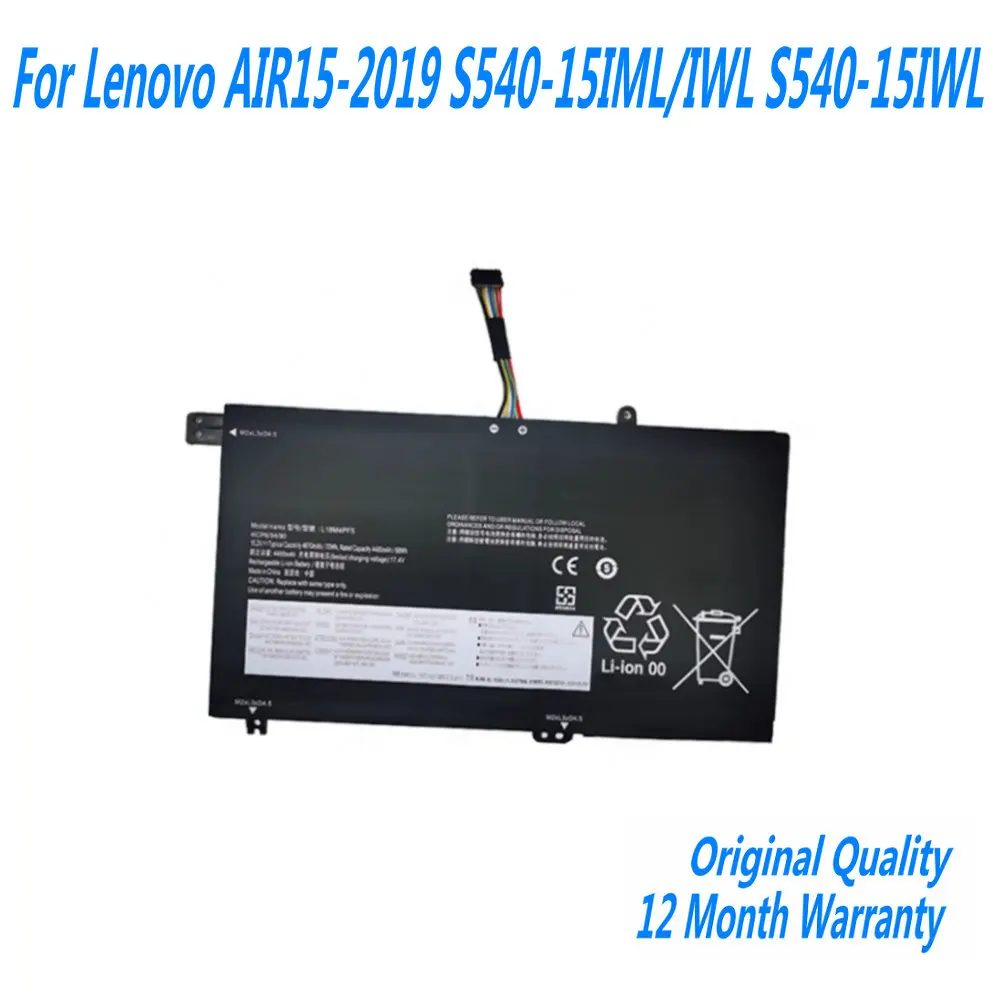 

NEW L18M4PF5 15.2V/70Wh/4610mAh Laptop Battery For Lenovo AIR15-2019 S540-15IML/IWL S540-15IWL L18L4PF0 L18L4PF4