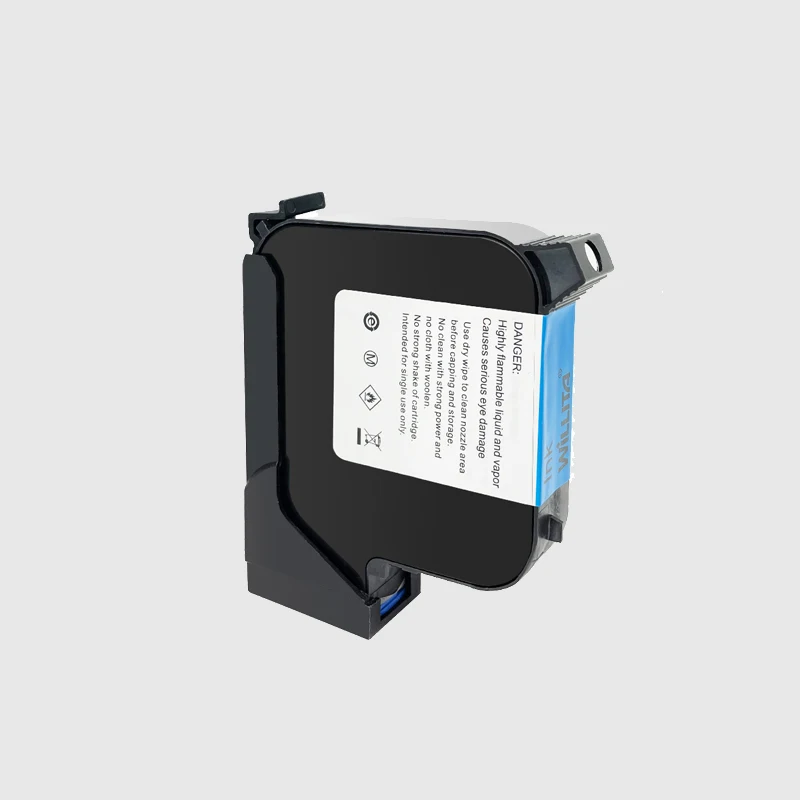 خرطوشة حبر ويلايتا الإيكولوجي المذيب - حبر متعدد الألوان سريع الجفاف 25.4 مم للطابعات المحمولة - 600 نقطة في البوصة محمول (غير مشفر)