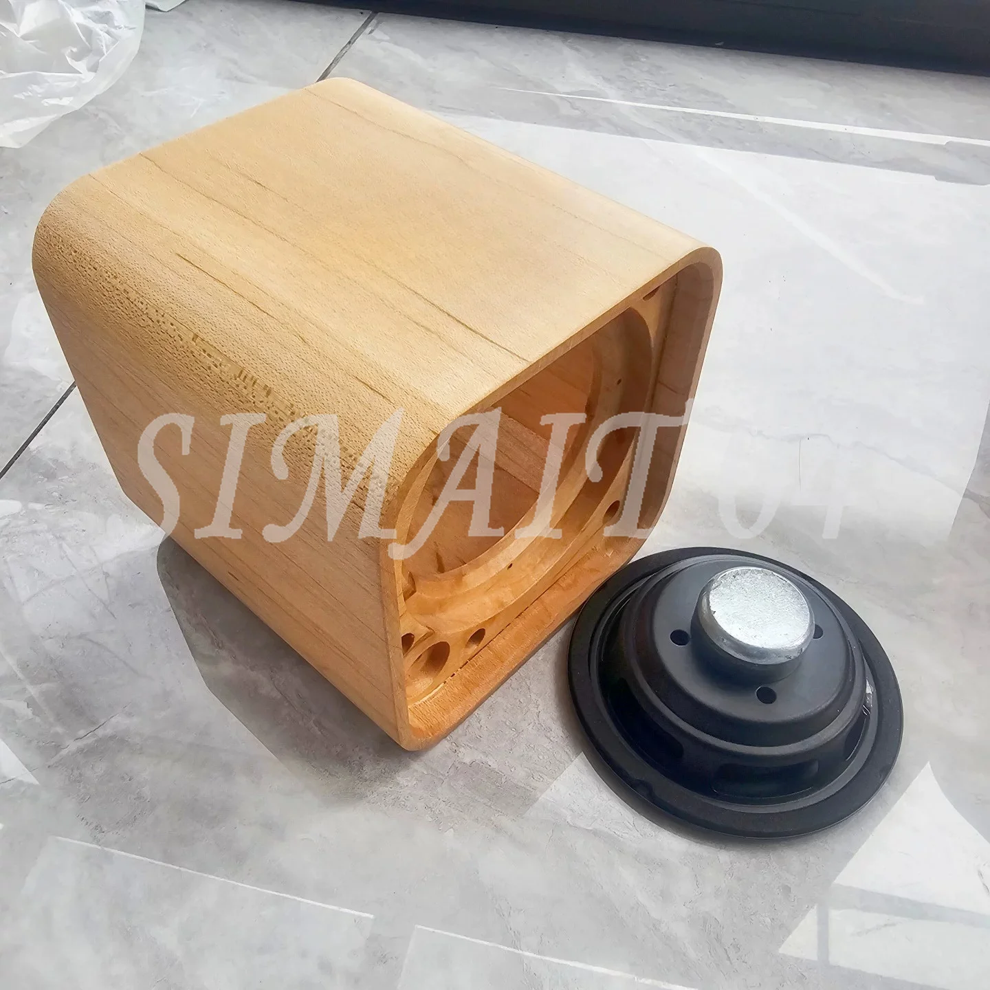 Single price all solid wood box! 3-inch full-range desktop speaker empty box with 3-inch speaker without mesh cover back cover