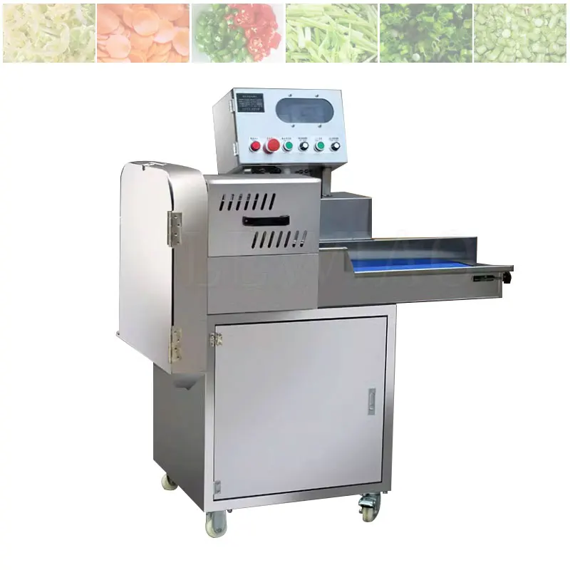 Industrial Vegetable Cutting Machine Leek Chopper Machine Commercial Electric Slicer Onion Cutter Machine