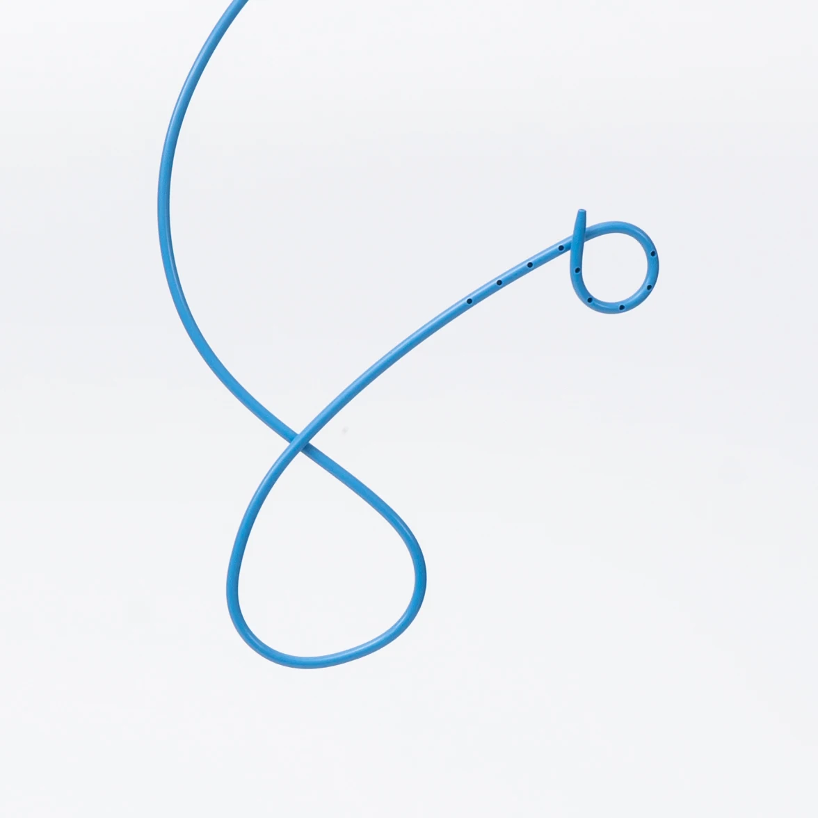 Disposable Pigtail Nasal Biliary Drainage Catheter Alpha Type Right Angled Short 7Fr Retrograde Drainage