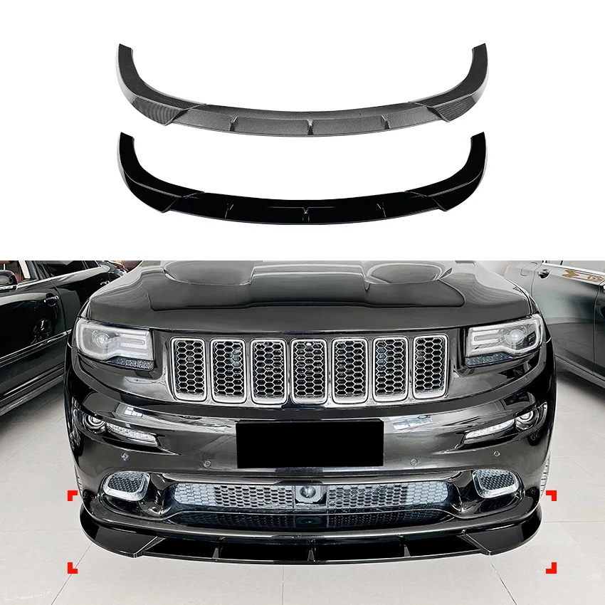 

For 2012-2016 Jeep Grand Cherokee SRT8 Front Diffuser Lip Bumper Splitter Accessories Spoiler Body Kit