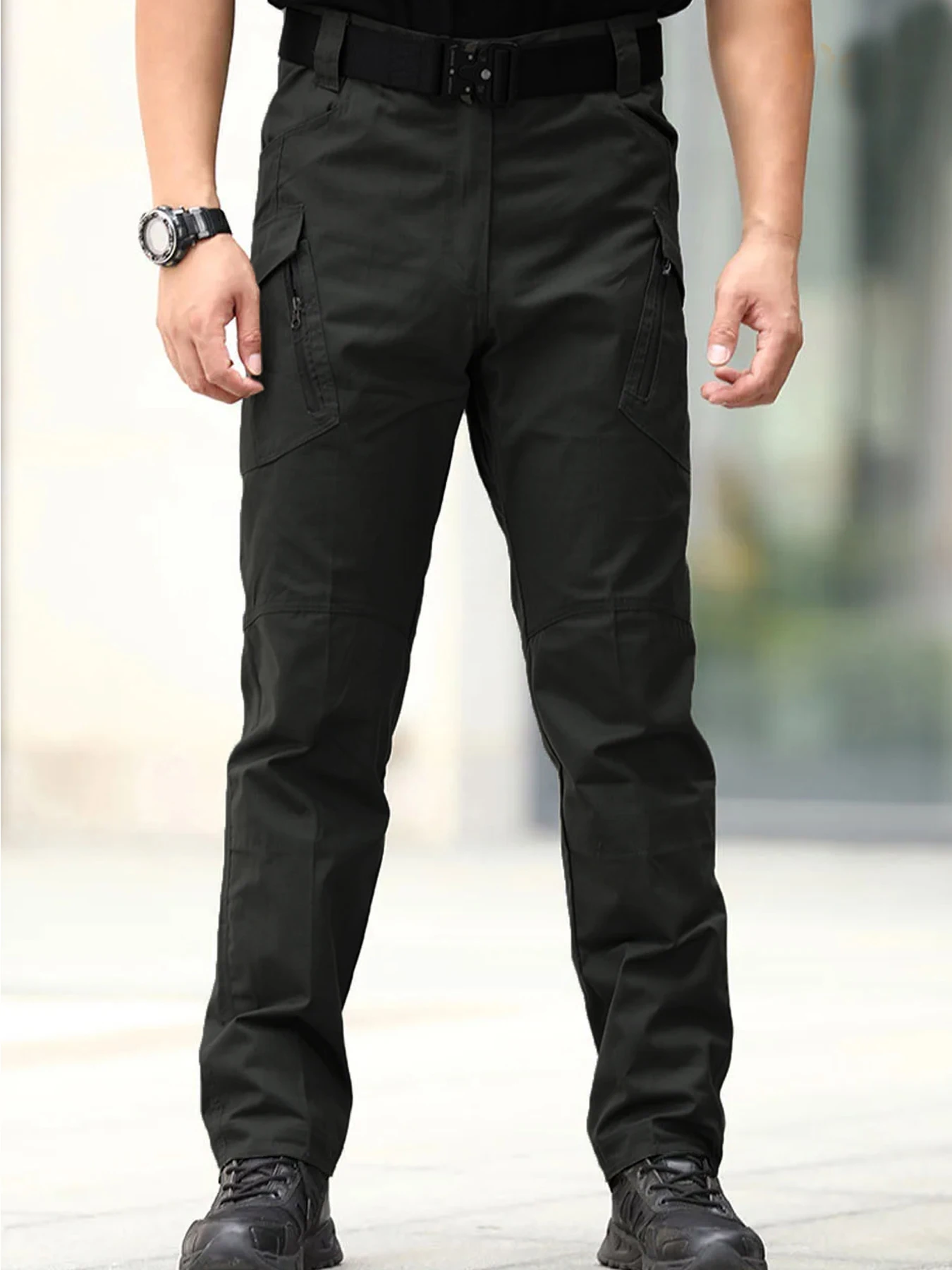 

Мужские летние тонкие модные брендовые свободные узкие спортивные длинные защитные брюки из полиэстера, плетеные мужские повседневные брюки, свободные S