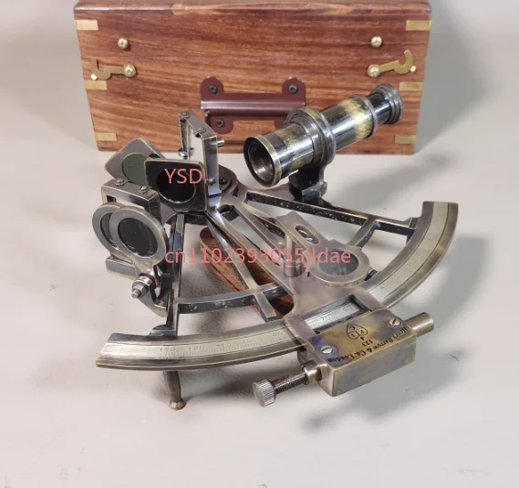

Суцільная медь в винтажном стиле Marine Sextant (8 дюймов, большой размер).