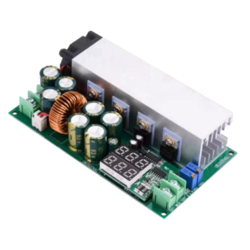 

DC12-80V 20A Step-Down Power Module Current Constant Voltage Voltage Current Display 600W Buck Converter Module Easy Install