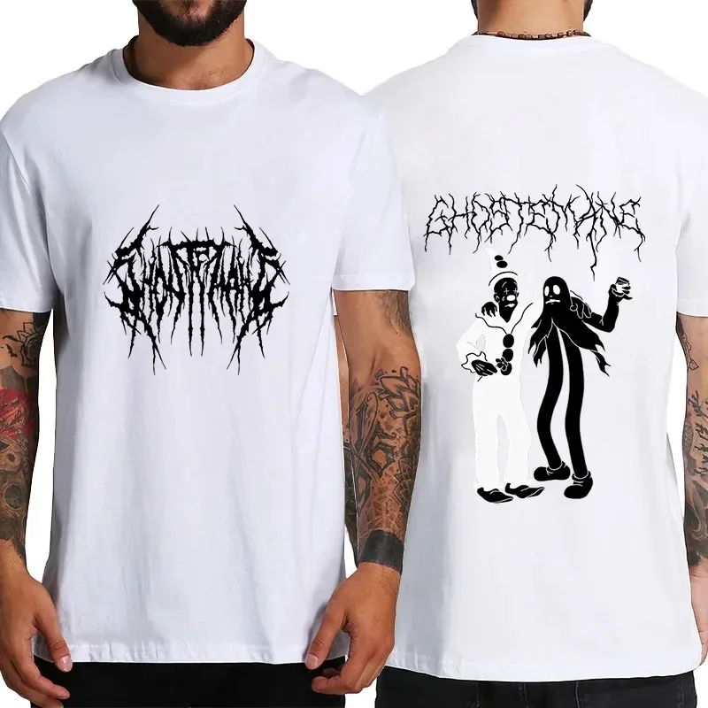 Ghostemane Graphic Print T-Shirt Fashion Hip Hop Metal Rock Gothic T-Shirt Streetwear Plus Size T-Shirt Men