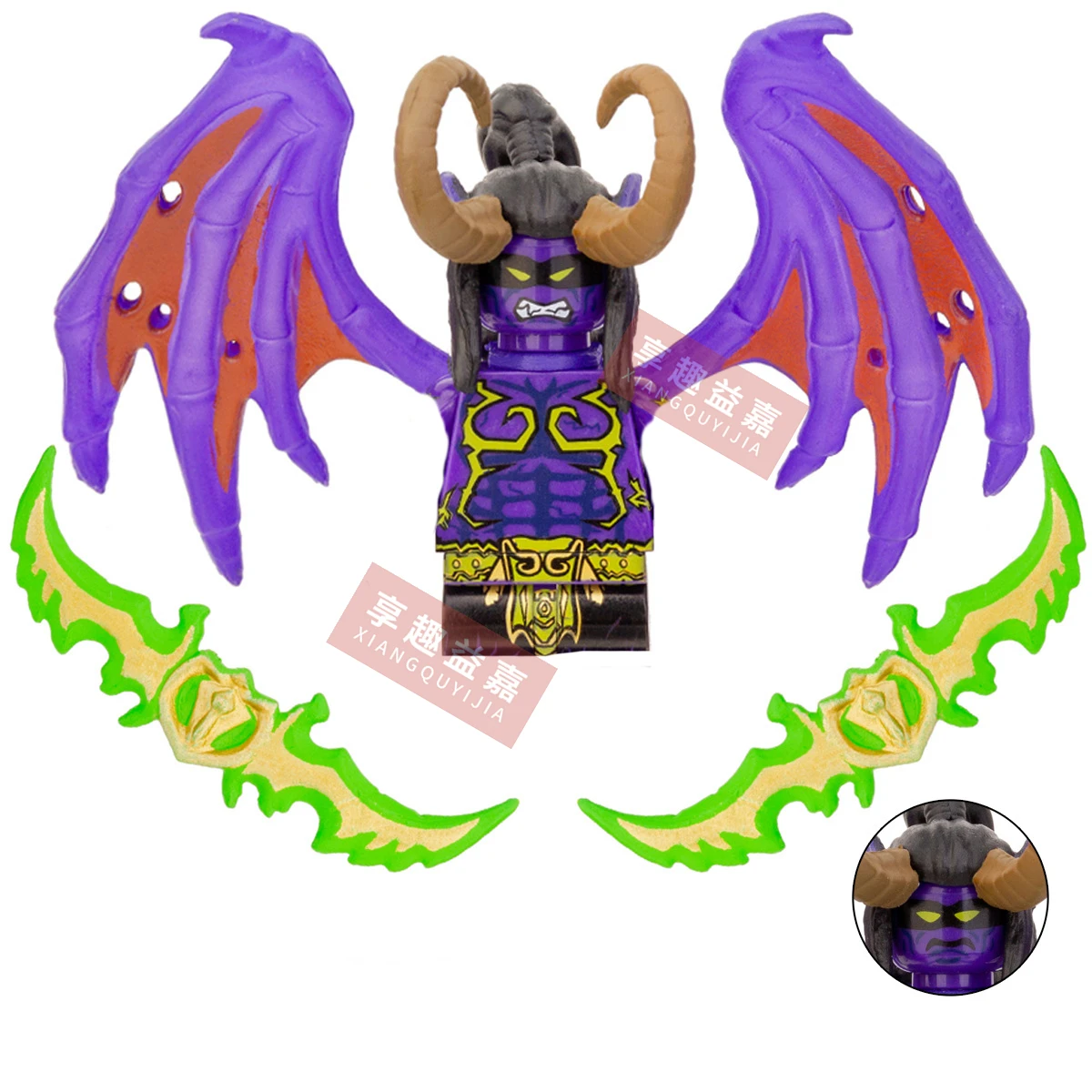 

Game Wow Demon Hunter illidan Stormrage Heroes Movie Series Bricks Dolls Mini Toy Figures Assemble Blocks Kids Toys Gifts