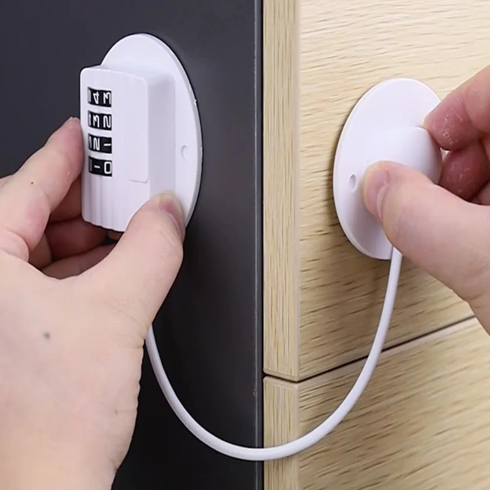 

Baby Proof Coded Lock for Windows Sliding Doors Cabinets Drawers Fridge No Password Easy Access Durable Protection
