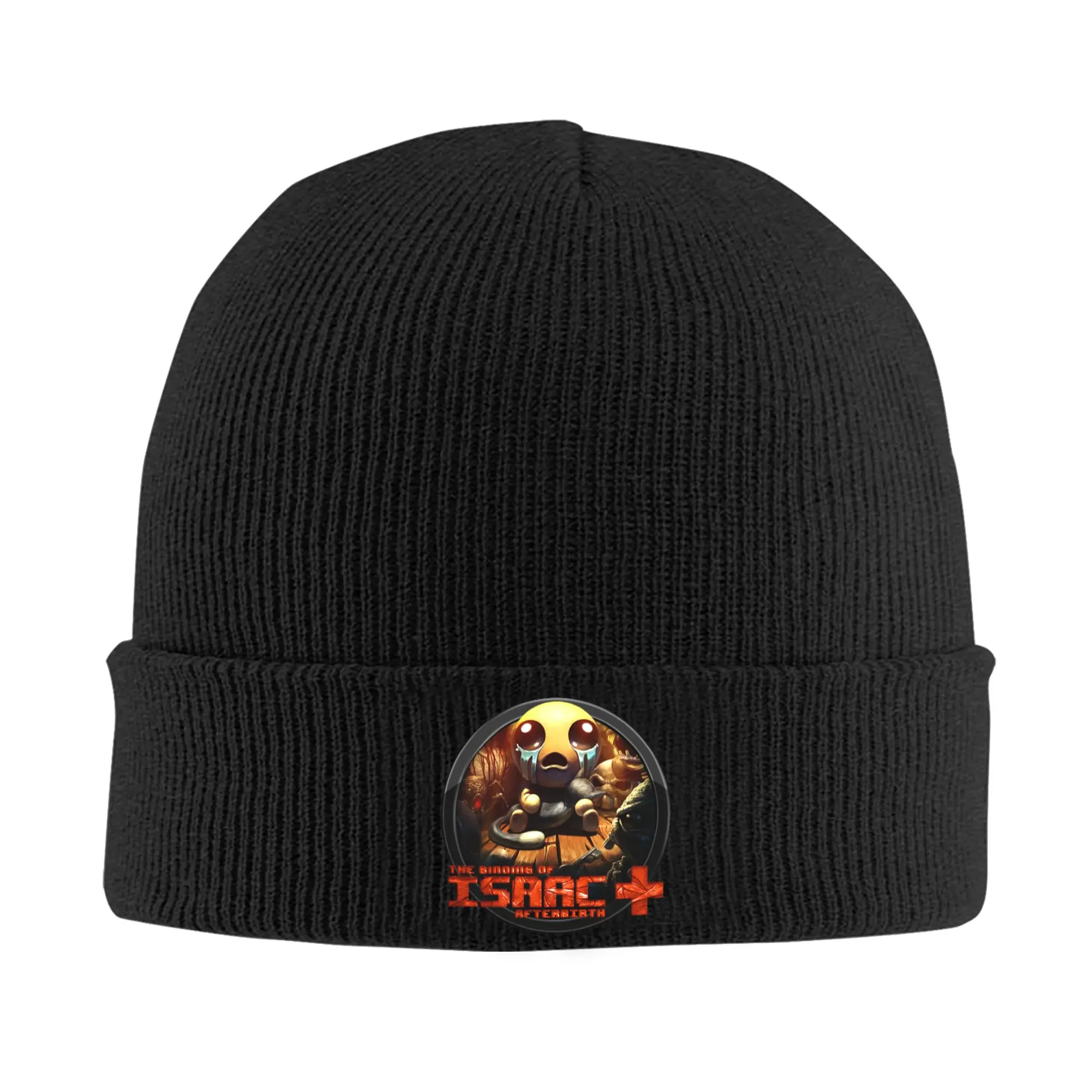 Custom Binding Isaaced Bonnet Hat Cool Knitting Hats Men Women Unisex Video Game Winter Warm Skullies Beanies Caps