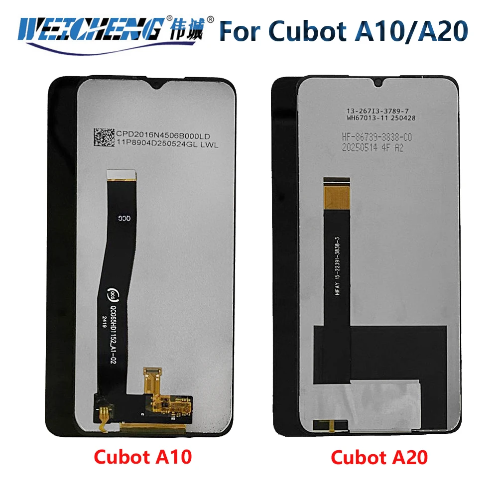 Original For Cubot A20 LCD Display with Touch Screen Digitizer Assembly LCD Display For Cubot A10 A30 A40 Replacement Parts
