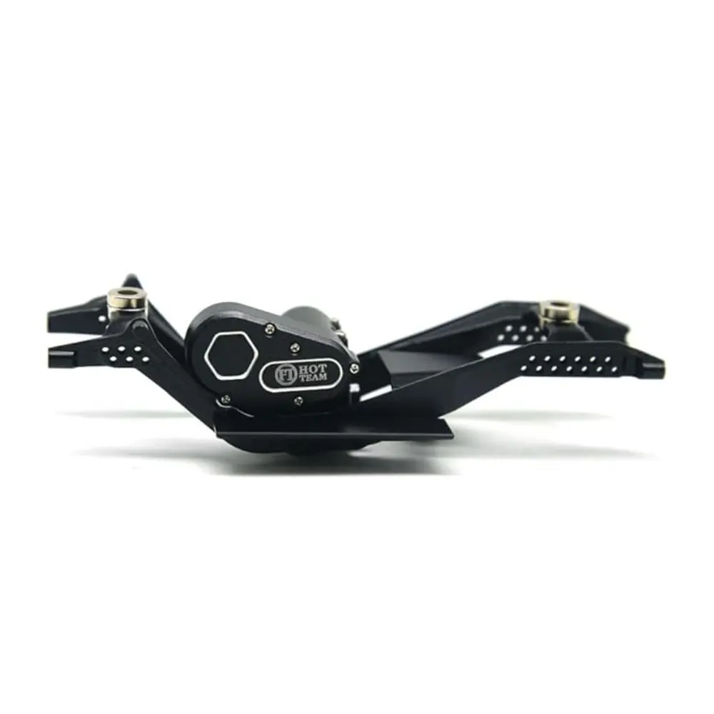 Hot Team Hobby Aluminum Chassis with Gear Box Skid Plate and POM Rock Slider for Axial 1:30 SCX30 Crawler Upgrades Parts