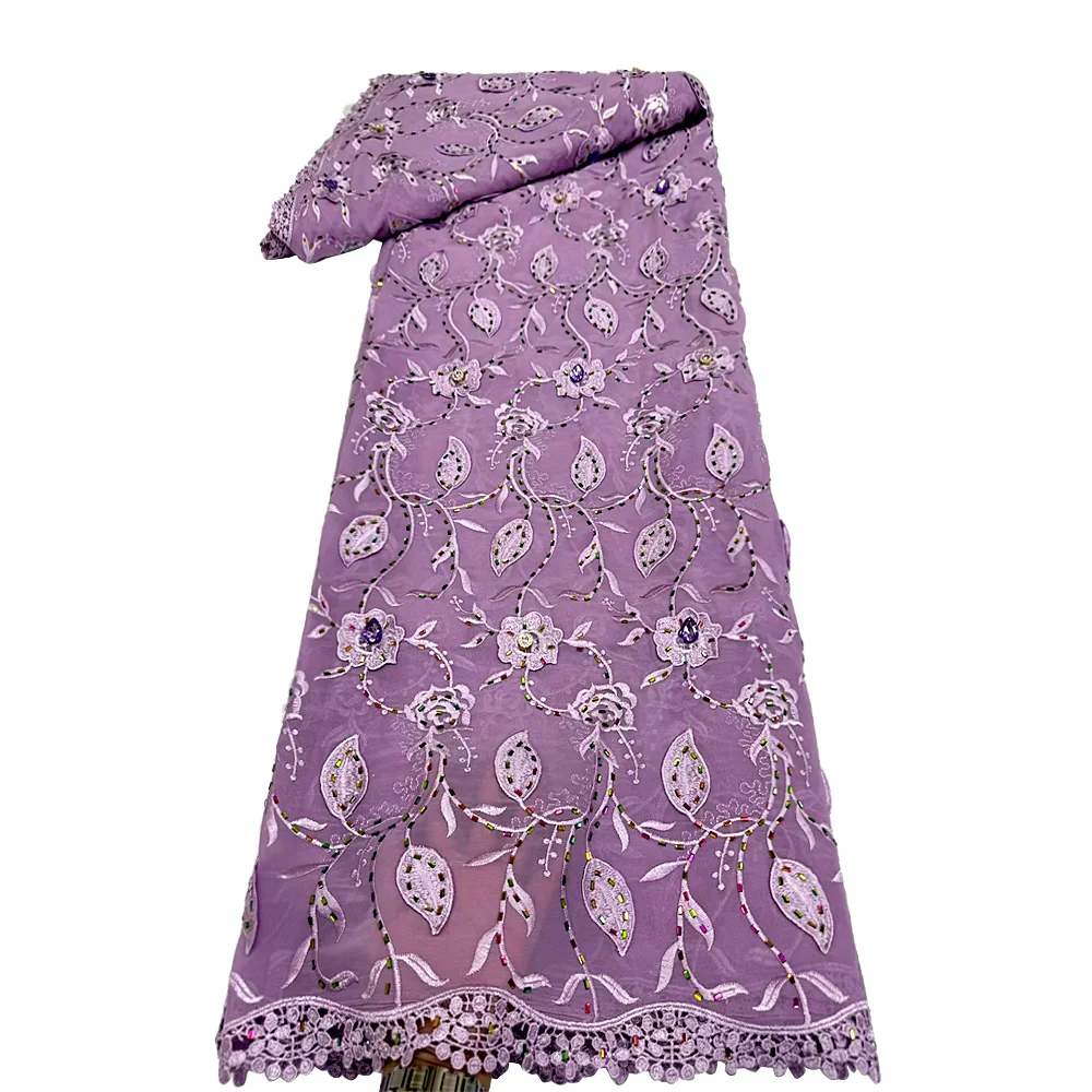 

Африканский хлопок, тюль, кружевная ткань, Нигерия, 3D цветочная вышивка, водорастворимая кружевная ткань, свадебное платье, праздничное платье, шитье