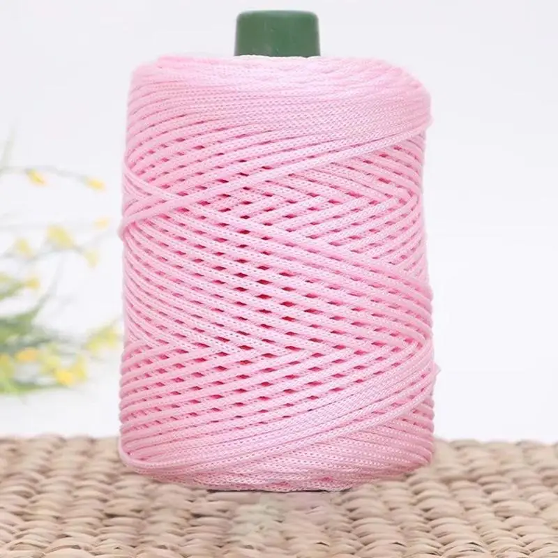 Zomer Gehaakt Garen Ijs Touw 3mm Draad Voor Hand Breien Tas Zonnehoeden Schoenen Geweven DIY Haak Kussen Zijde Medium Dik Ongeveer 200m