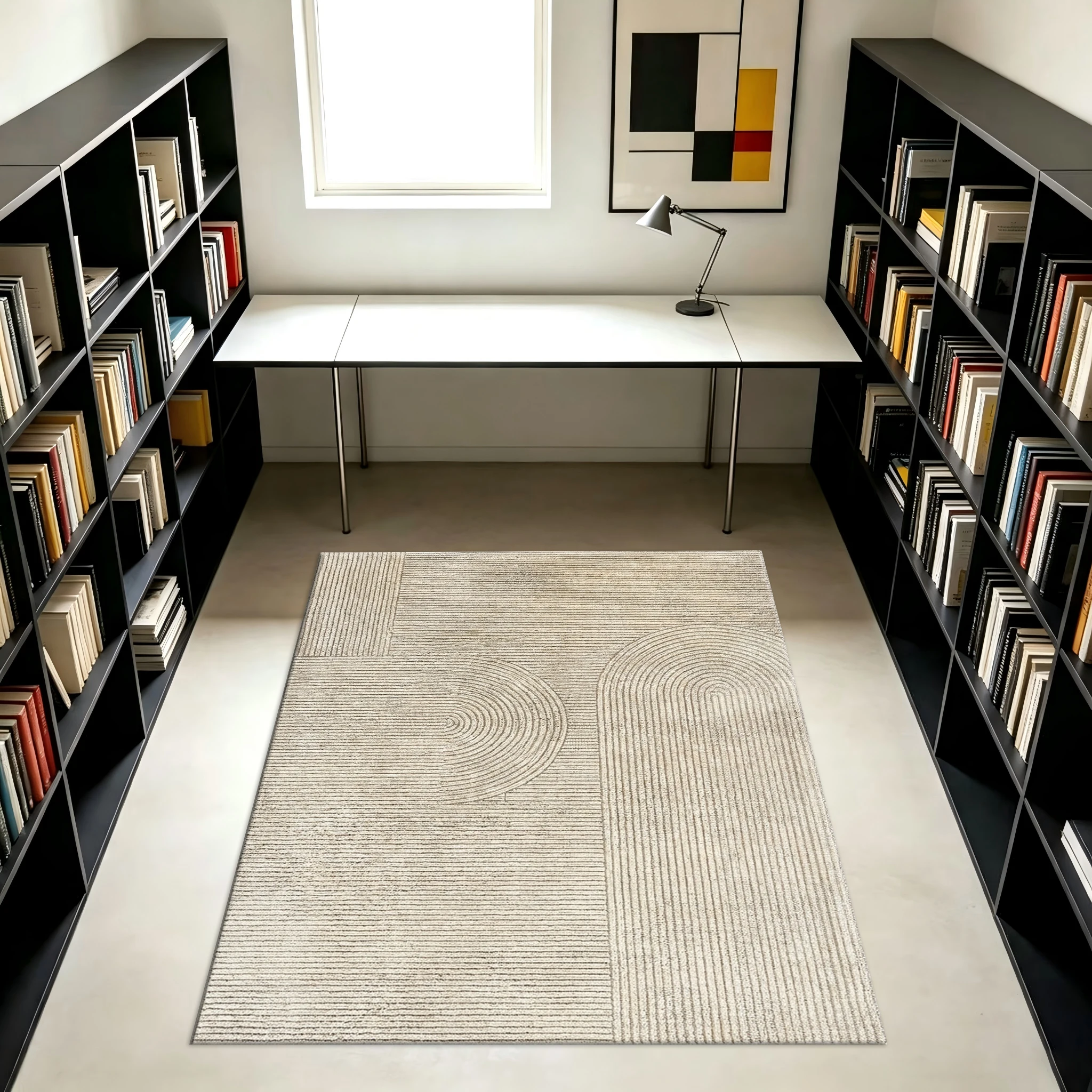 Bohemian Medallion Carpet Flooring, Vibrant Vintage Style Area Rug for Home Decoration