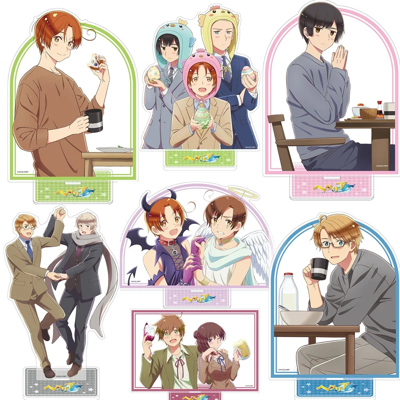 Anime Heitaliya Wonderful World Figures Acrylic Stand Tabletop Decorations Accessories Decor Model Gifts Exquisite Products Toy