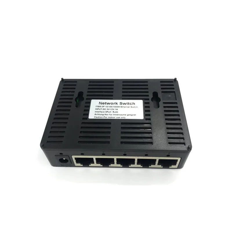OEM factory Outlet  Brand 5 Port Gigabit Ethernet Switch cheapest network switches 10/100/1000mbps US EU plug switch lan combo image 5