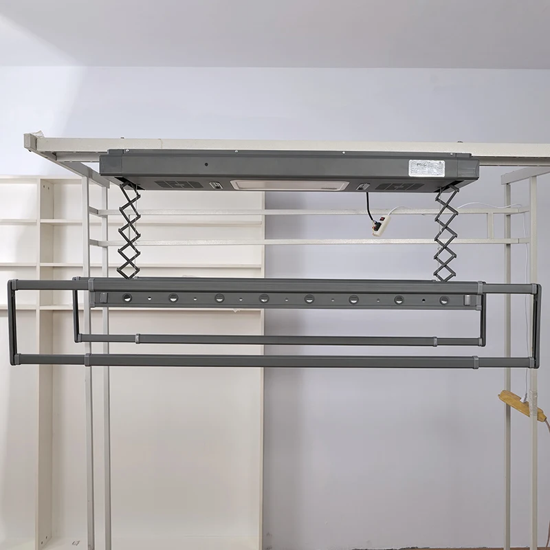 Hot Sale Smart Home Laundry Dryer Supplier Wall Ceiling Lift Foldable Retractable Clothesline Aluminum Hanger Electric Drying