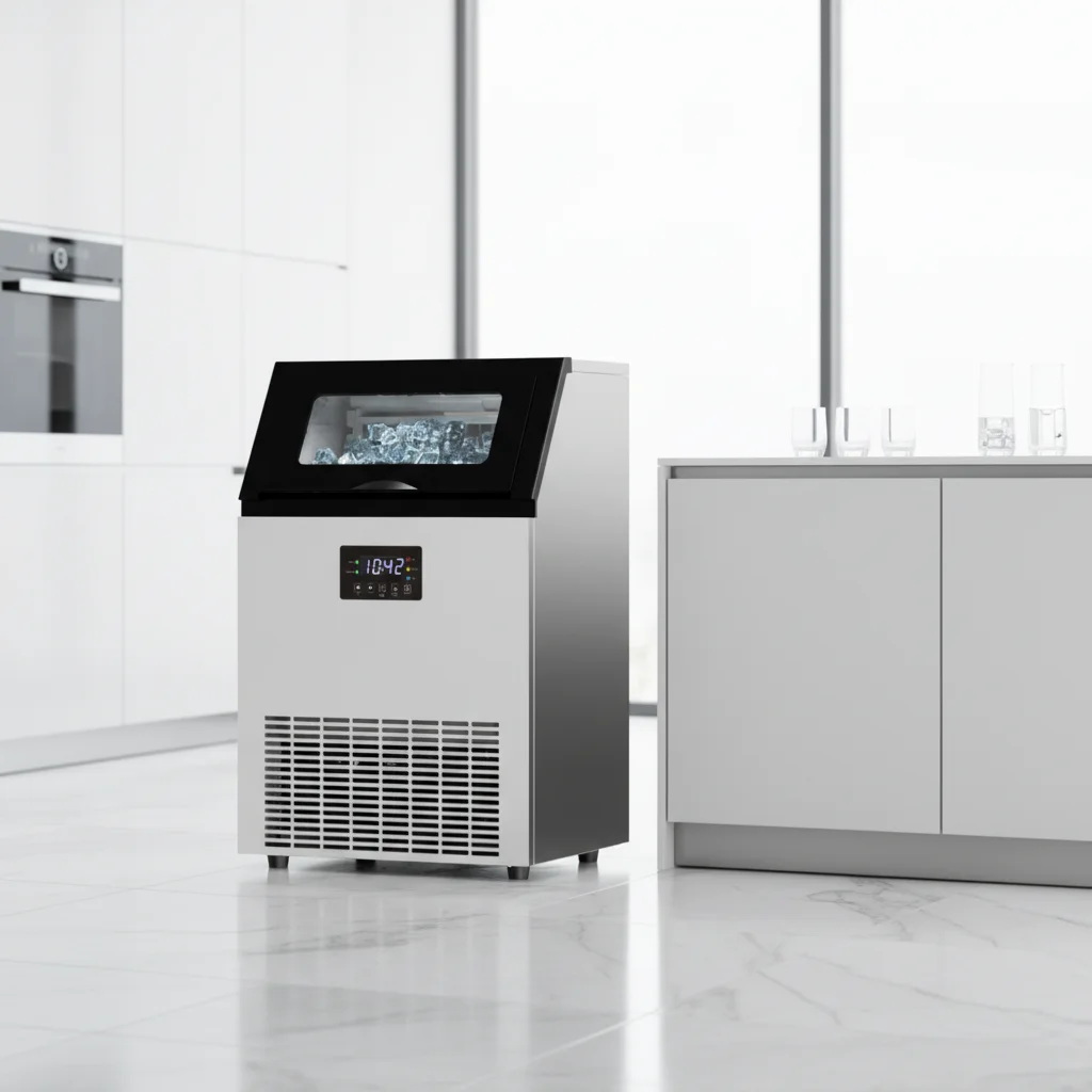 Reserve to Make Ice Machine Effective Insulation Cube Ice Block Machine 50kg Touch Screen Ice Maker