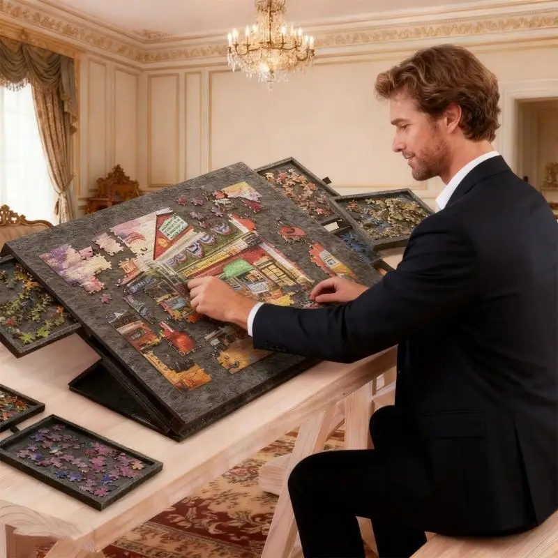 

Spacious Puzzle boards 77x53.6cm Size Perfect for Indoor Outdoor Activities Featuring Lightweight Construction and A2UB