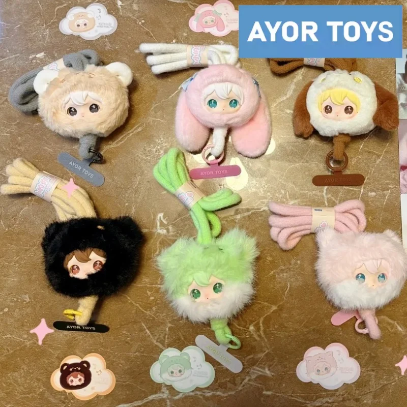 Juguetes de Peluche Originales Ayor Toys Shyshy Rabbit Twinkle Tiny You Series, Cordón para Teléfono, Caja Ciega, Juguetes Sensoriales, Cajas Misteriosas, Hippers Girls