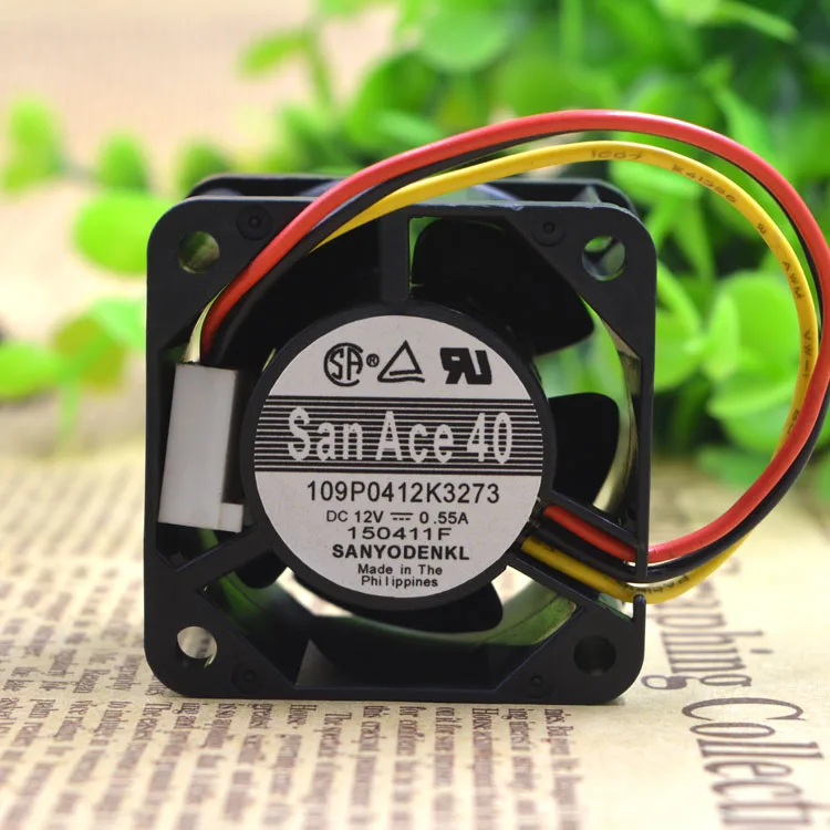 Вентилятор постоянного тока 4 см/см 4028 12 В/Вентилятор охлаждения сервера 1U