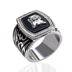 Alaric Ric The Vampire Diaries Revival Black Ring,the Top Quality Steampunk Antique Movie Jewelry