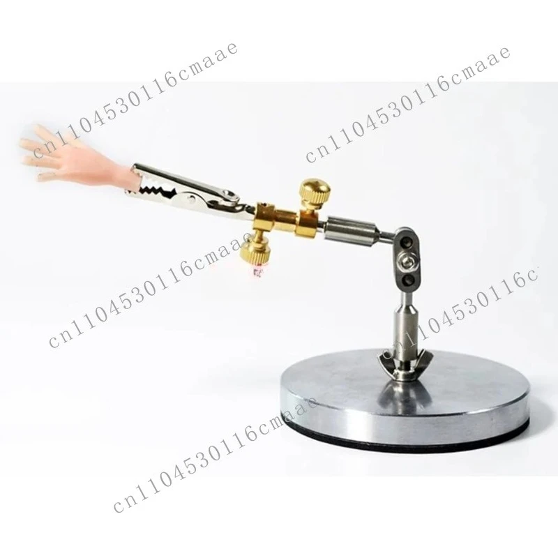 Stop Motion Animation Stand Stainless Steel Articulated Armature Puppet Prop Shooting All-Metal Fixture with 5pcs Head