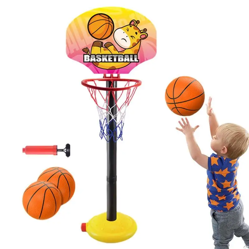 Spielzeug Basketball Set bequeme Basketball stehen für im Freien Kinder Ballspiele für Kindergarten Klassen zimmer Keller Erholungs raum