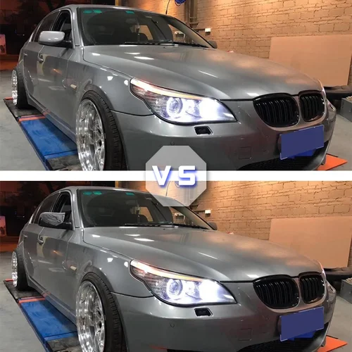 Imagen 2 del producto Carbon Fiber Look Black Rearview Side Mirror cover Caps for BMW 5 Series E60 E61 E63 E64 2004-2008 520i 525i 528i 528xi 530i