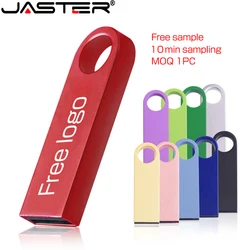 JASTER Kolorowa pamięć flash USB 128GB Bezpłatne niestandardowe logo Pendrive 64GB Szybka pamięć 32GB U Disk 16GB Kreatywny prezent