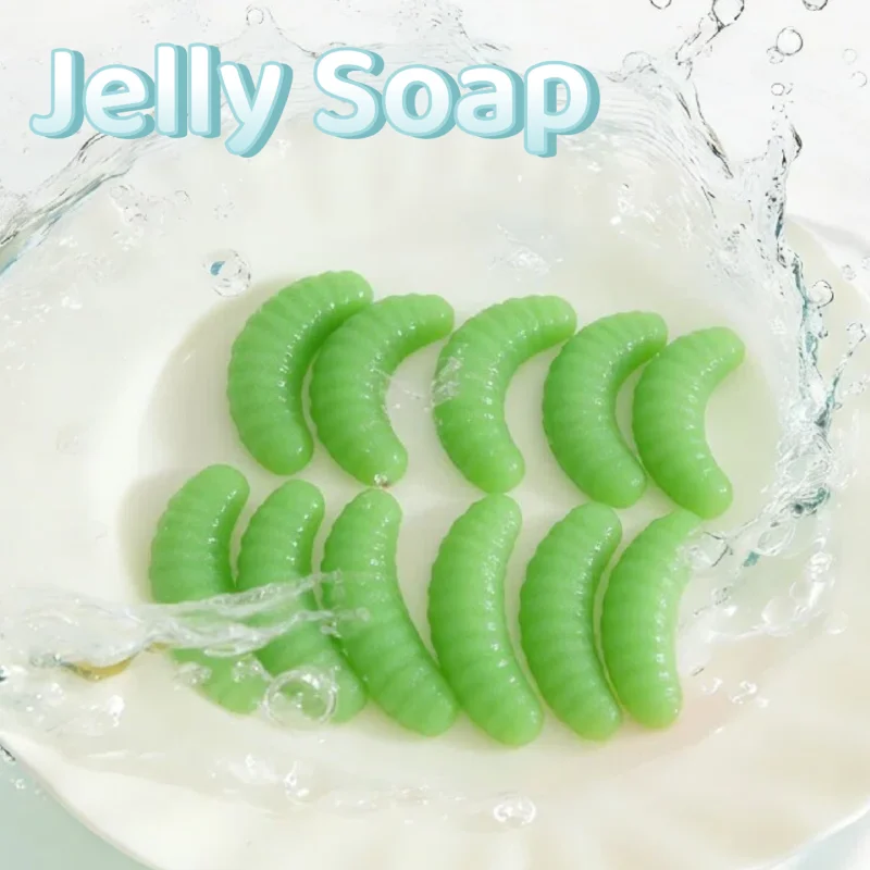 

Squishy Caterpillar Jelly Soap — гибкая и милая игрушка для ванны, нежное развлечение в ванной, забавный новинка в подарок для взрослых.