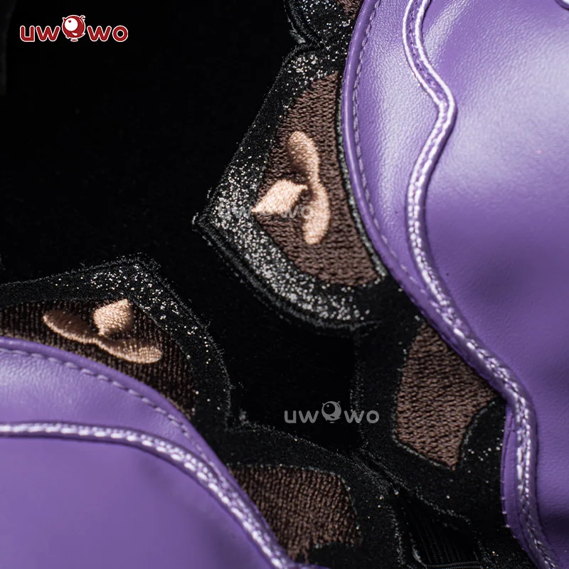UWOWO-Costume de Cosplay de Honkai Star Rail Noir Violet, Robe d\'Halloween, en Stock