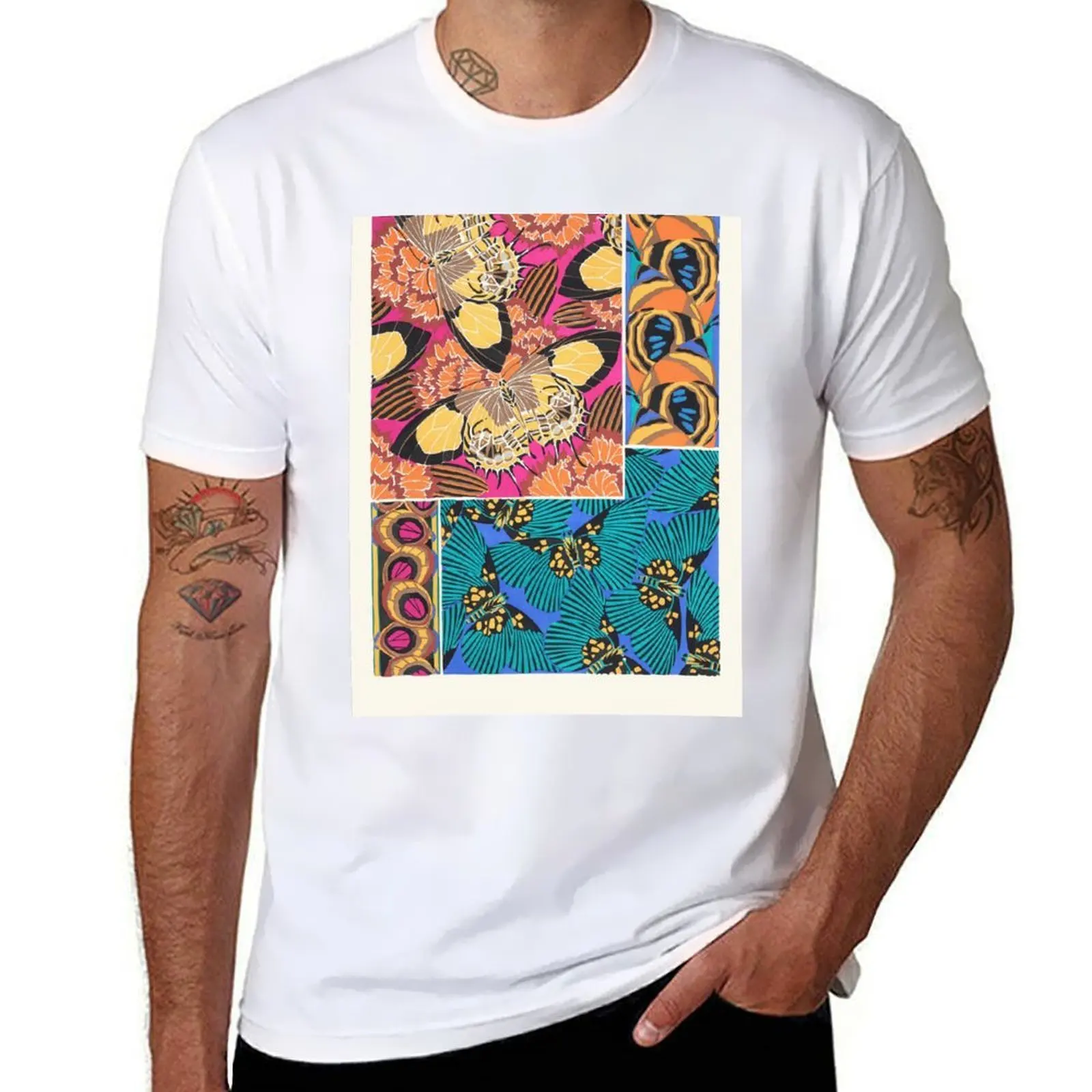 

Emile-Allain Séguy - Papillons T-Shirt t shirts for man cotton t shirts with prints T-Shirt