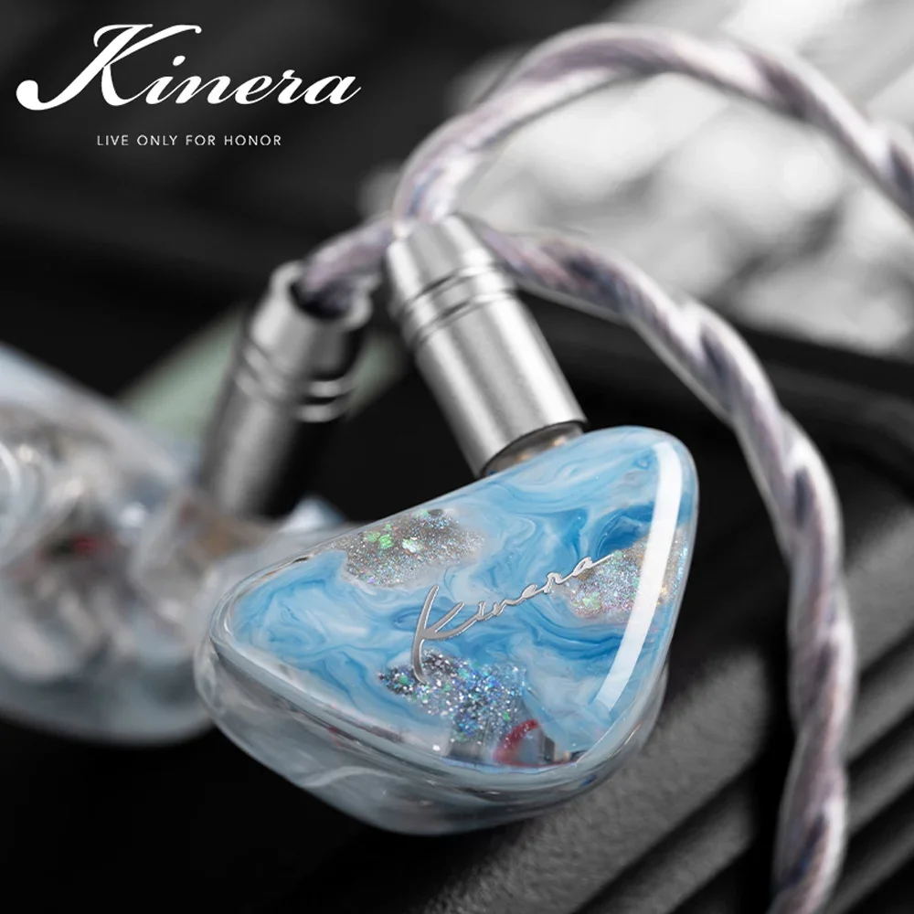 Kinera Freya 2.0 In-Ear Earphone 7mm DD + 3 Knowles BA Hybrid Driver IEMs with 0.78mm 2pin Detachable Cable HIFI Earphone