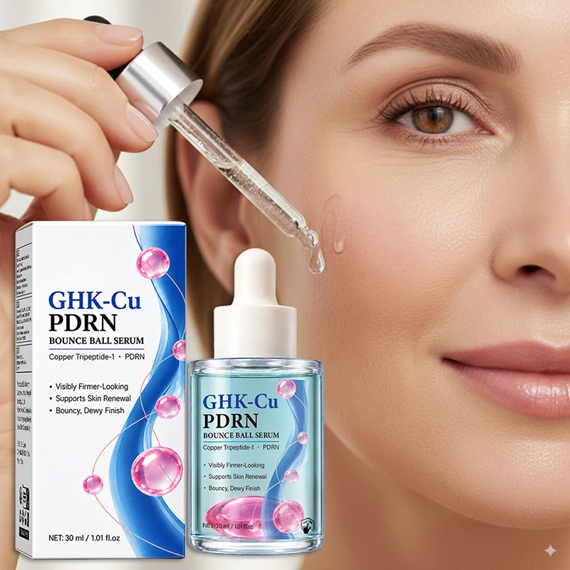 Ghk‑cu PDRN Face Serum 30ml Firming Lifting Skin Moisturizing Boost Elasticity Hydrating Face Essence For Daily Korean Skincare
